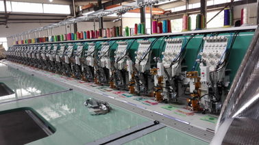 24 Heads Flat Embroidery Machine With Automatic Thread Trimmer